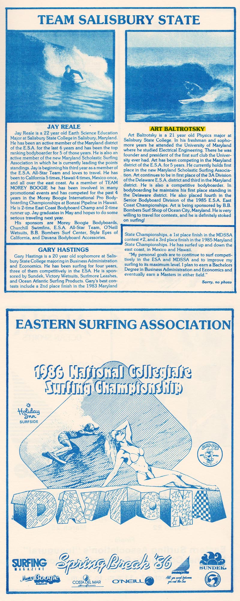 Salisbury State Surf Team